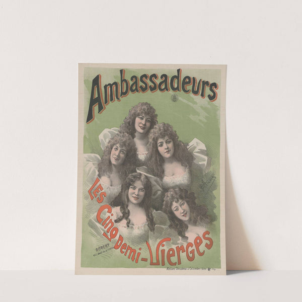 Ambassadeurs. Les Cinq demi-vierges (1890) by Alfred Choubrac