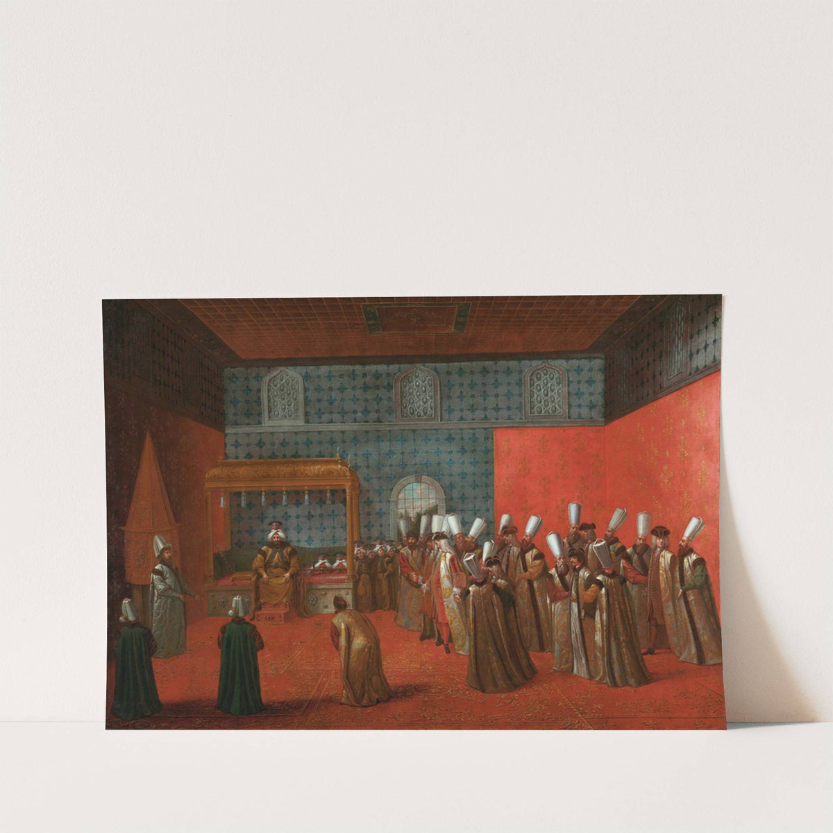 Ambassador Cornelis Calkoen at his Audience with Sultan Ahmed III by Jean Baptiste Vanmour