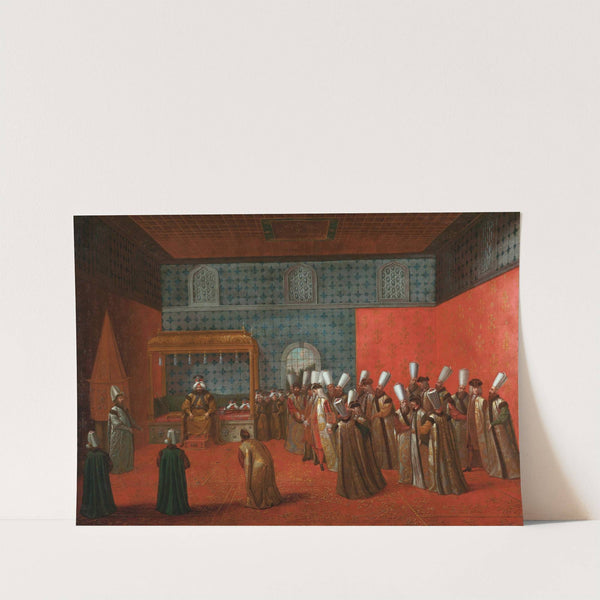 Ambassador Cornelis Calkoen at his Audience with Sultan Ahmed III by Jean Baptiste Vanmour