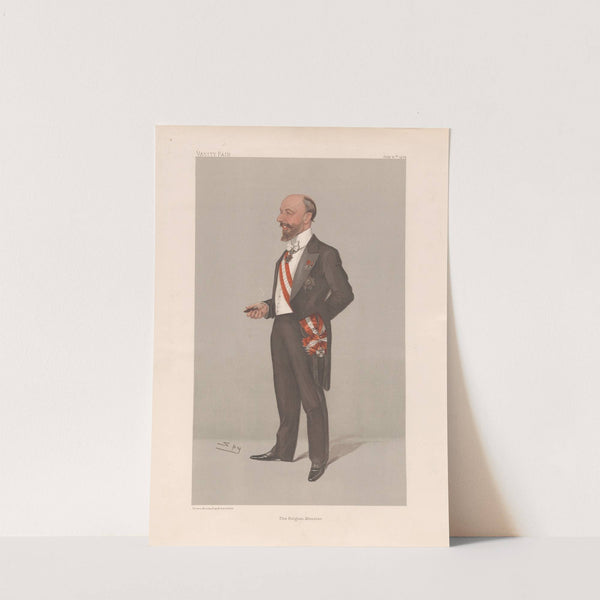 Ambassadors to England; The Belgian Minister, Count Charles De La Laing, 21 July 1904 (1904) by Leslie Matthew Ward