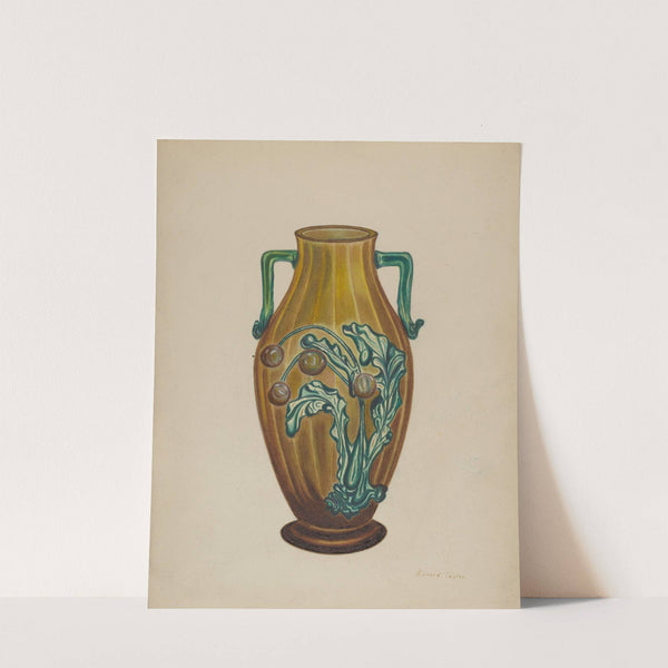 Amber Vase (c. 1937) by Richard Taylor