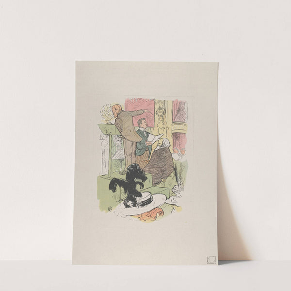 Ambroise Thomas attending a rehearsal of Françoise de Rimini, from Le Rire, No. 66, 8 February 1896 (1896) by After Henri de Toulouse-Lautrec