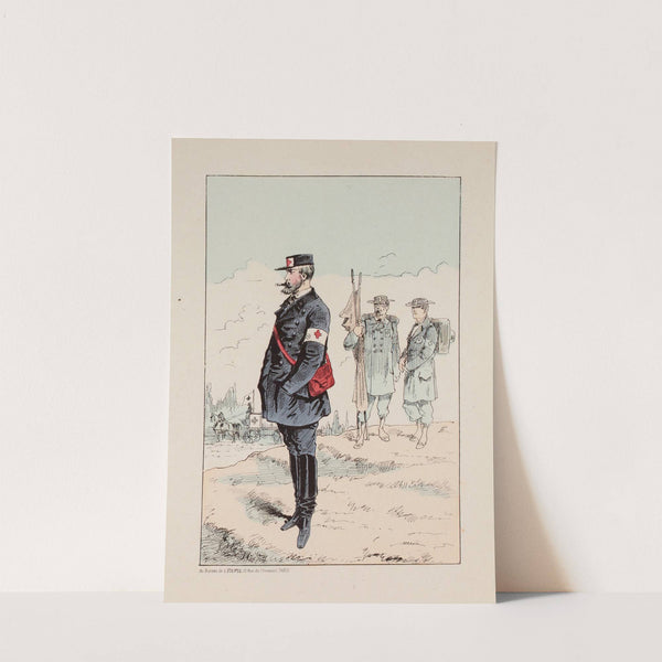 Ambulances internationales. (1871) by Draner