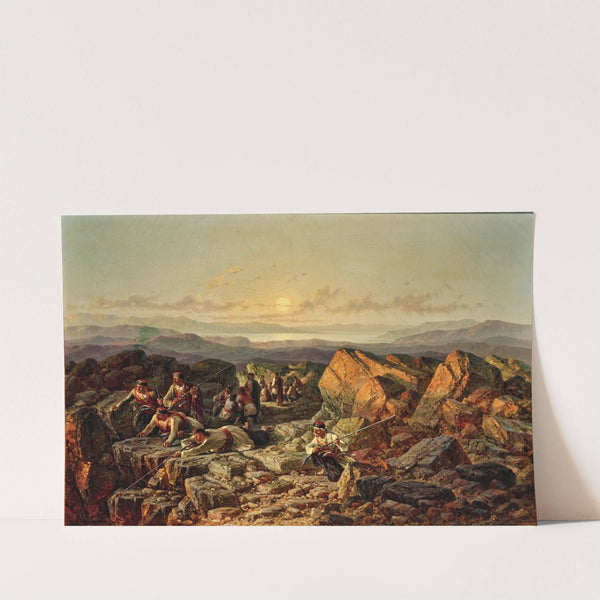 Ambush in the Montenegrin Mountains by Carl Haase