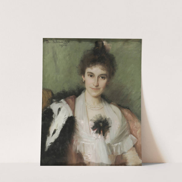 Amelia Eliza van Leeuwen (1862-1923) by Thérèse Schwartze