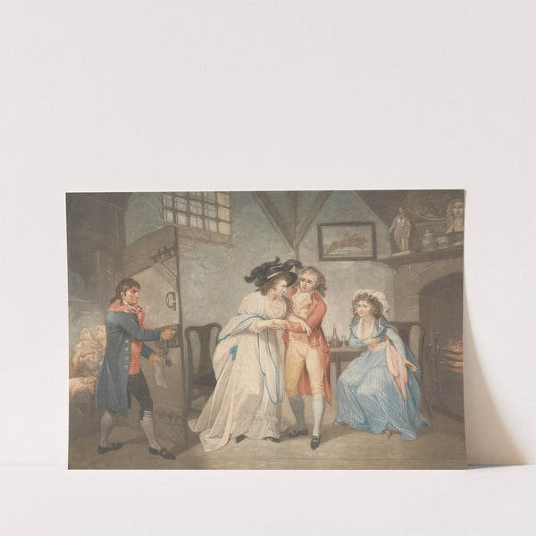 Amelia Surprising Her Husband and Miss Matthews (1790) by Henry Singleton