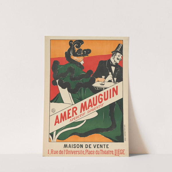 Amer Mauguin. Apéretif Digestif (1895) by Émile Berchmans