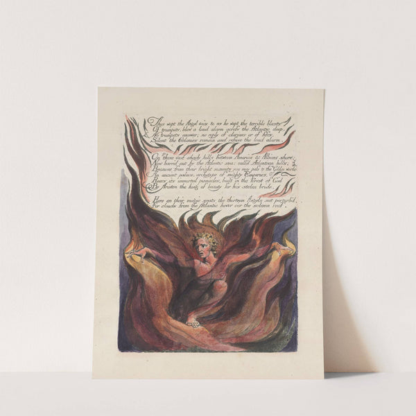 America, a prophecy Pl.12 by William Blake