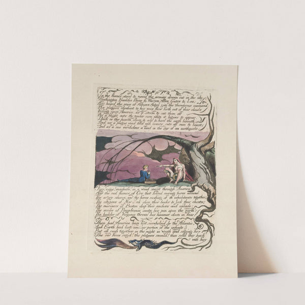 America, a prophecy Pl.16 by William Blake