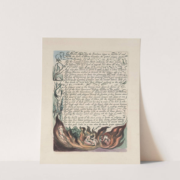 America, a prophecy Pl.17 by William Blake