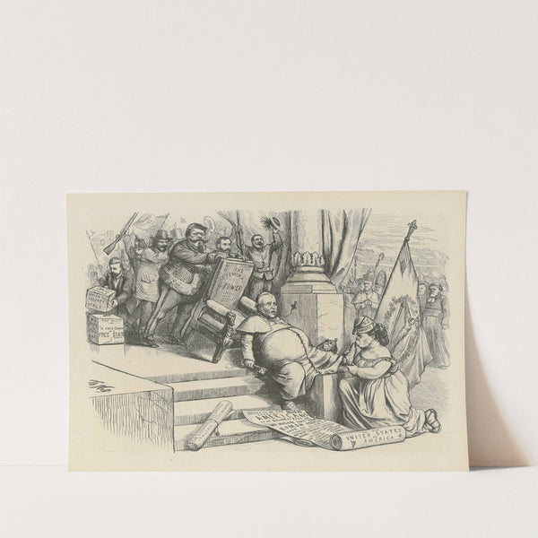 America sympathizes with the Pope (1871) by Thomas Nast