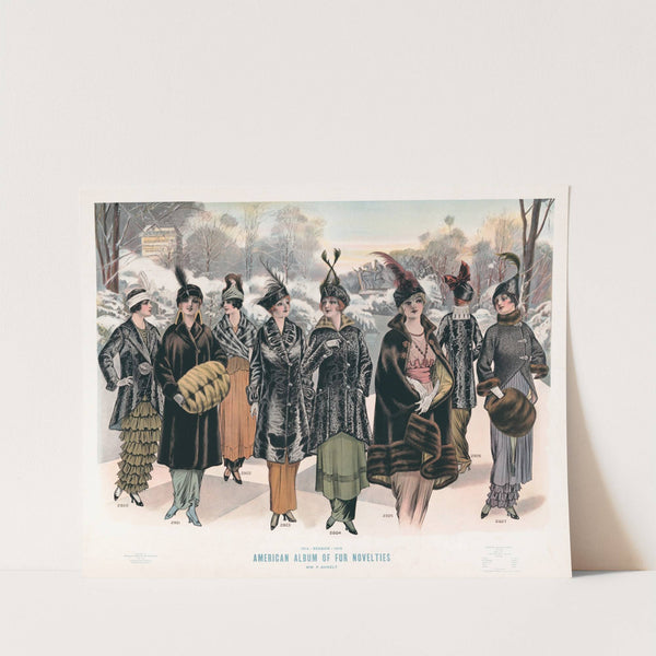 American album of fur novelties by Anonymous