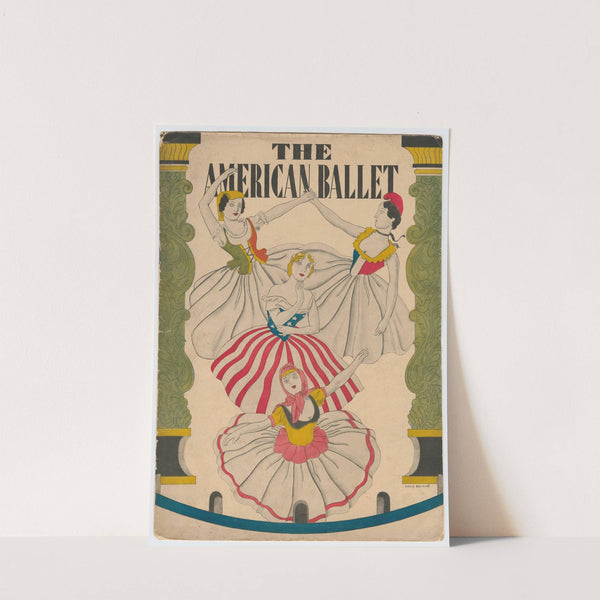 American Ballet cover of South American tour souvenir program (1935 - 1941) by Louis Bouché