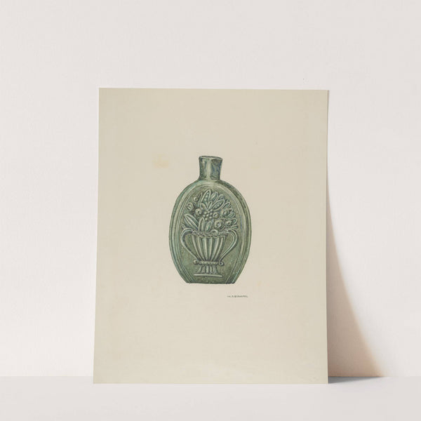 American Glass Flask by William Kieckhofel