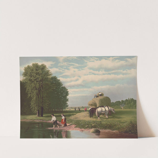 American Harvest Scene (1876) by Joseph Hoover