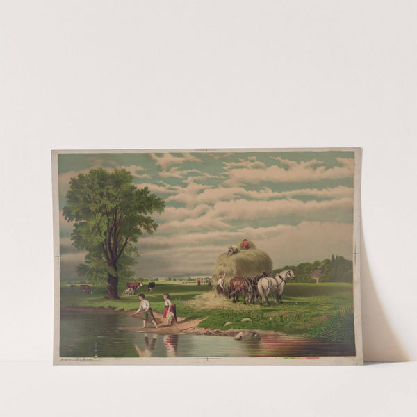 American hay harvest by Joseph Hoover