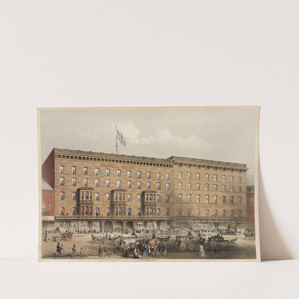 American House Hanover Street, Boston – by Lewis Rice by John H. Bufford'''s & Sons