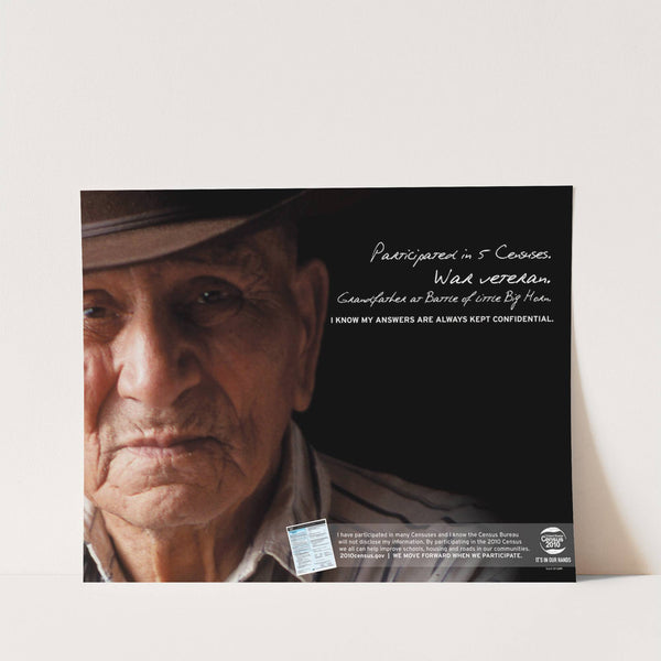 American Indian Mountain and Plains Confidentiality Poster (2010) by Bureau of the Census