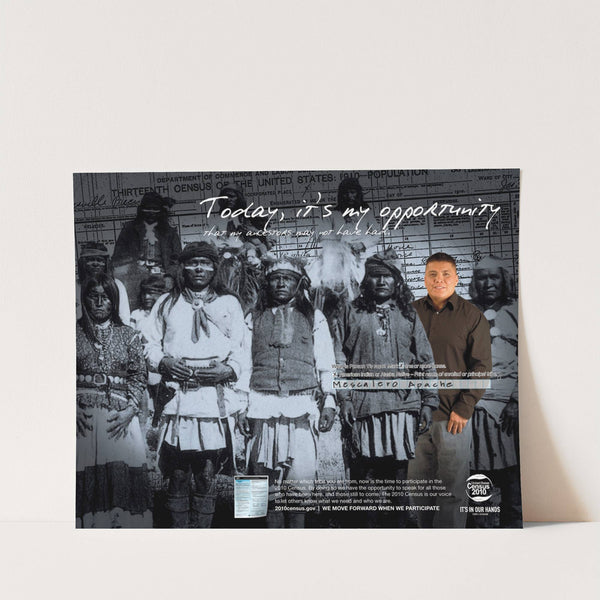 American Indian Southwest Action Poster (2010) by Bureau of the Census