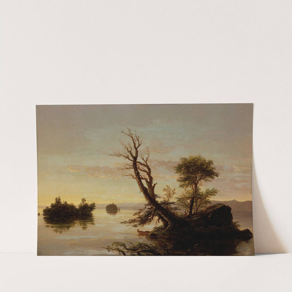American Lake Scene by Thomas Cole