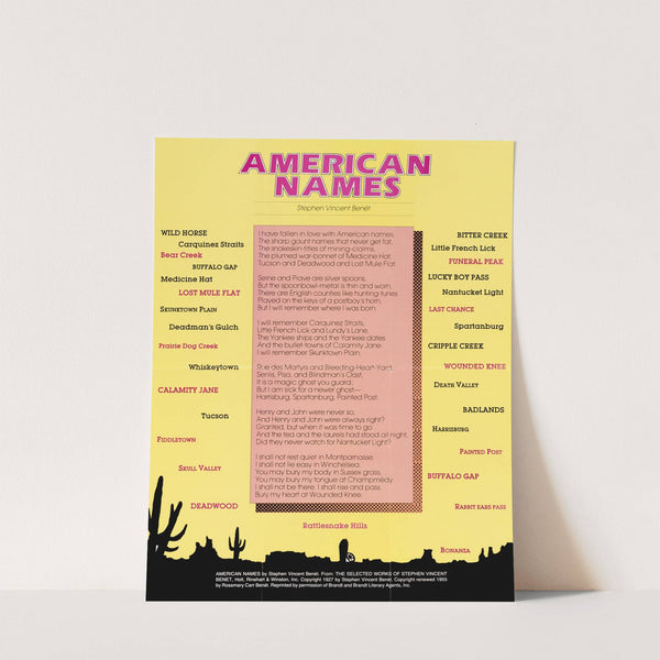 American Names by U.S. Information Agency