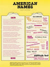 American Names.