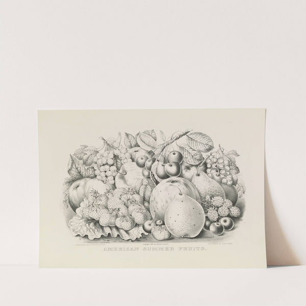 American summer fruits (1875) by Currier & Ives.