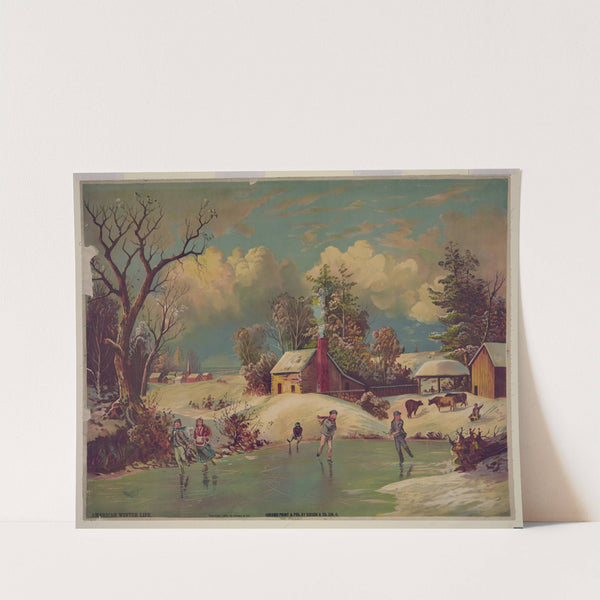 American winter life by Gibson & Co. Lith