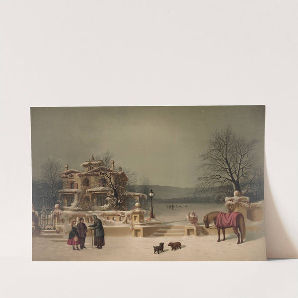 American winter scene (1874) by Joseph Hoover