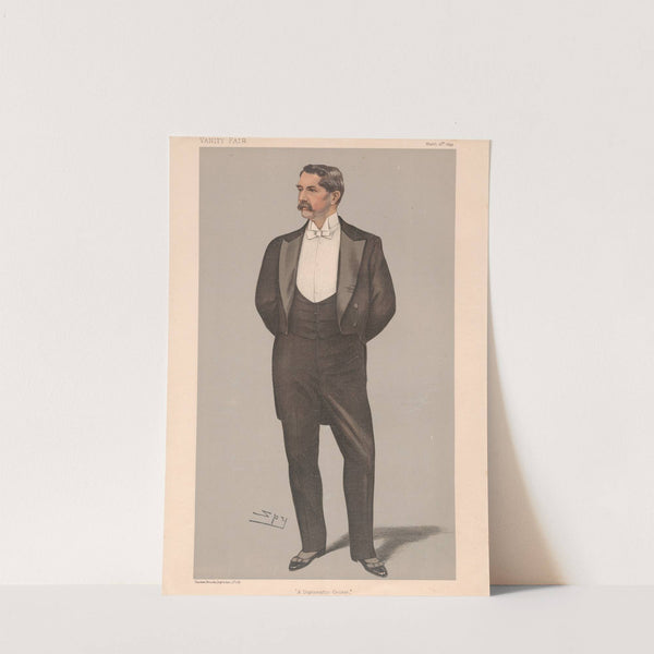 Americans. ‘A Diplomatic Cousin’. Mr. Henry White. 16 March 1899 (1899) by Leslie Matthew Ward