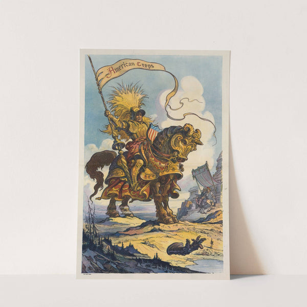 America’s knight, the world’s challenger (1911) by Udo Keppler