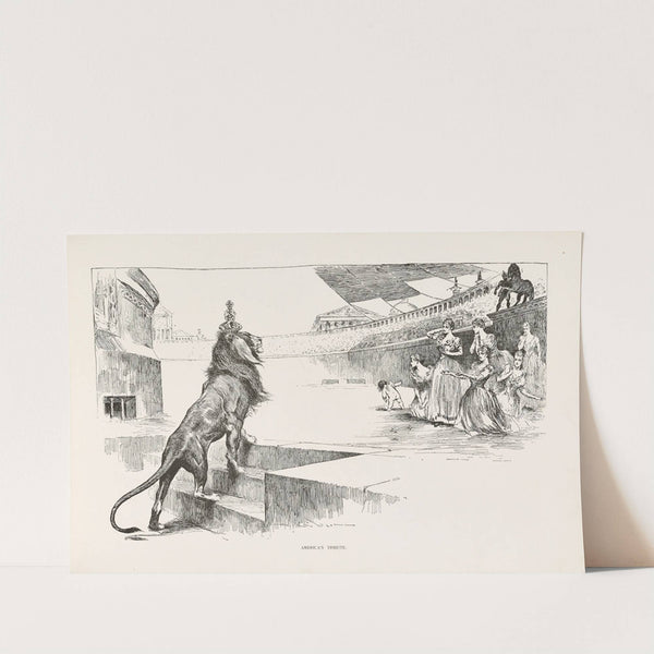 America’s tribute (1896) by Charles Dana Gibson