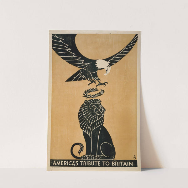 America's tribute to Britain by Frederic Cooper