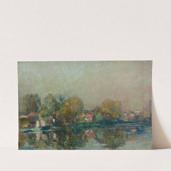 Amiens, bords de rivière by Albert Lebourg