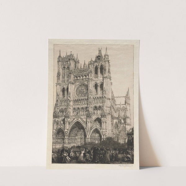 Amiens Cathedral, Inventory Day (1887) by Auguste Louis Lepère