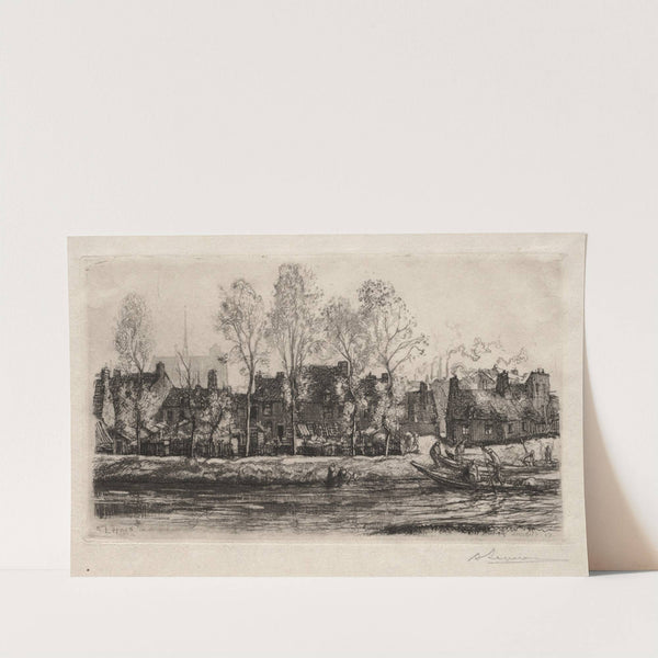 Amiens, the Banks of the Somme (1907) by Auguste Louis Lepère