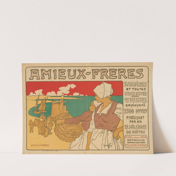 Amieux-Freres. Sardines et toutes conserves (1899) by Georges Fay