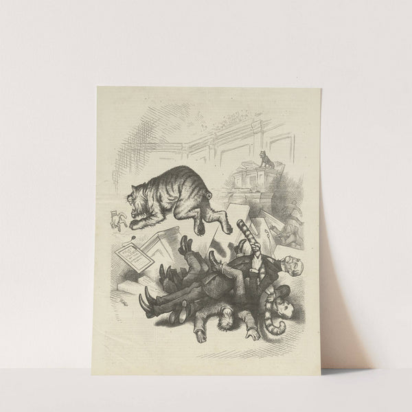 Amnesty, or the end of the peaceful (Democratic) tiger (1876) by Thomas Nast