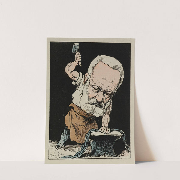 Amnistie. Le vieux briseur de fers (1879) by André Gill