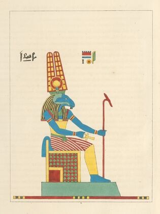 Amon, Amonré ou Amonra, a tête bélier (Jupiter-Ammon). — size preview