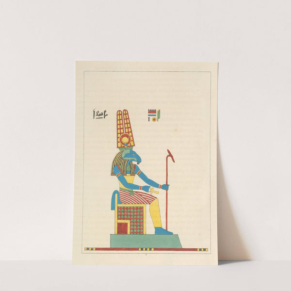 Amon, Amonré ou Amonra, a tête bélier (Jupiter-Ammon). by Léon-Jean-Joseph Dubois