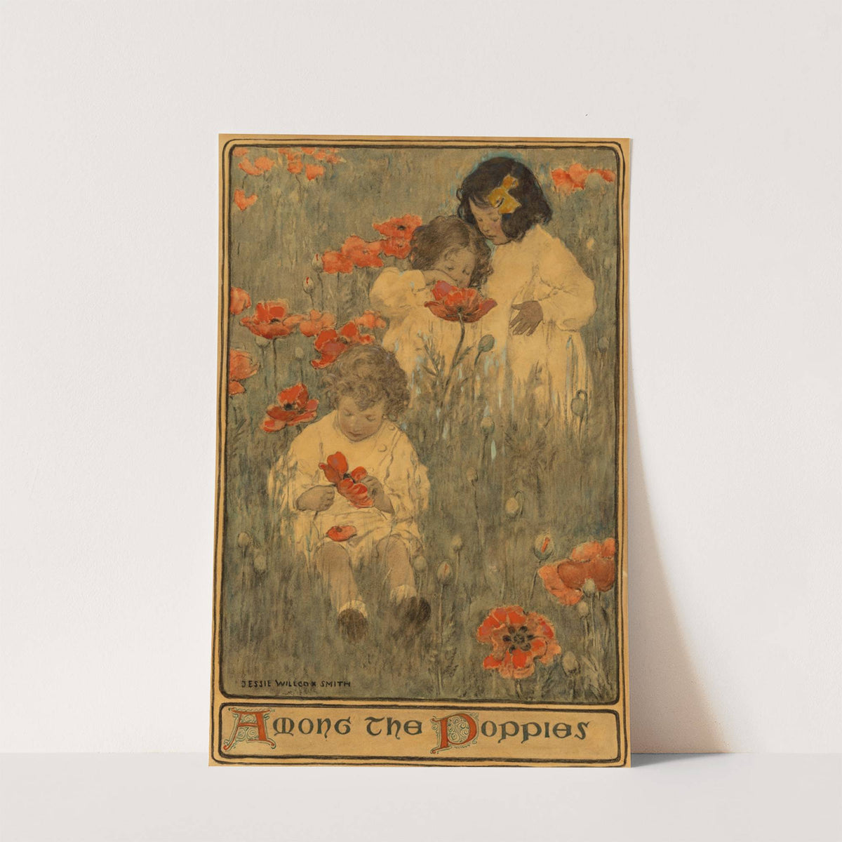 Among the Poppies, The Child in a Garden by Jessie Willcox Smith