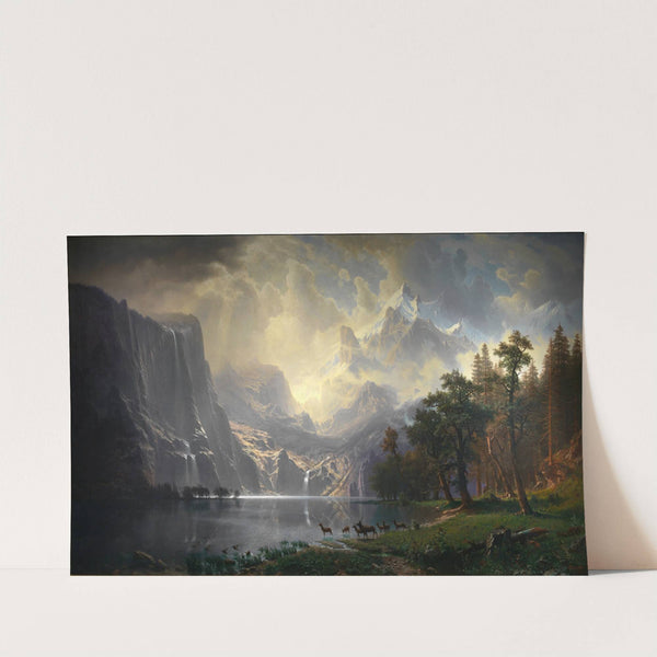Among the Sierra Nevada, California (1868) by Albert Bierstadt