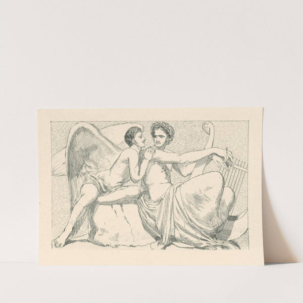 Amor a Apolón (1881) by Max Klinger