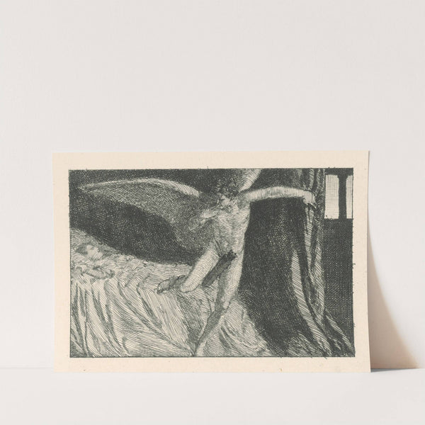 Amor a Psyché (1881) by Max Klinger