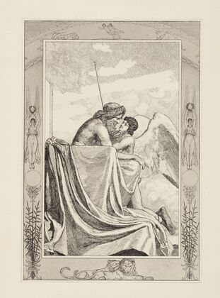 Amor bei Jupiter (Amor und Psyche, Opus V, Blatt 42)