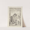 Amor bei Jupiter (Amor und Psyche, Opus V, Blatt 42) (1880) by Max Klinger