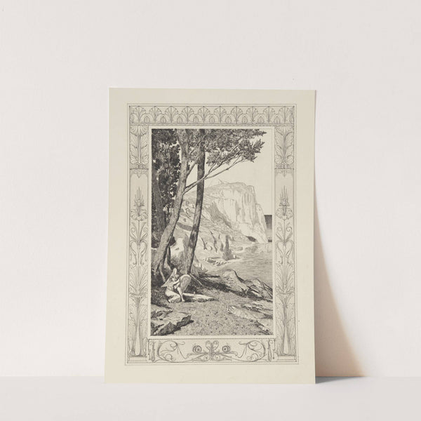 Amor findet Psyche (Amor und Psyche, Opus V, Blatt 41) (1880) by Max Klinger