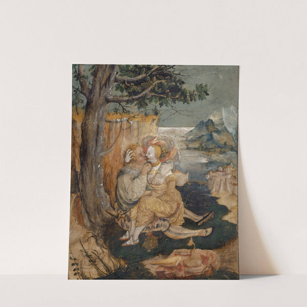 Amorous Couple by Circle Of Urs Graf