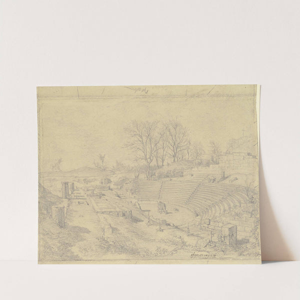 Amphitheater in Pompeii by Johann Heinrich Hasselhorst